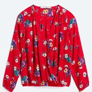 Tie Detail Surplice Top